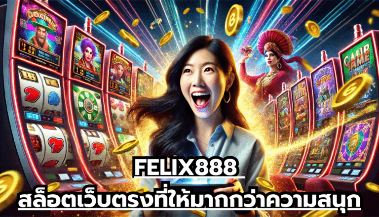 FELIX888 สล็อตเว็บตรงที่ให้มากกว่าความสนุก