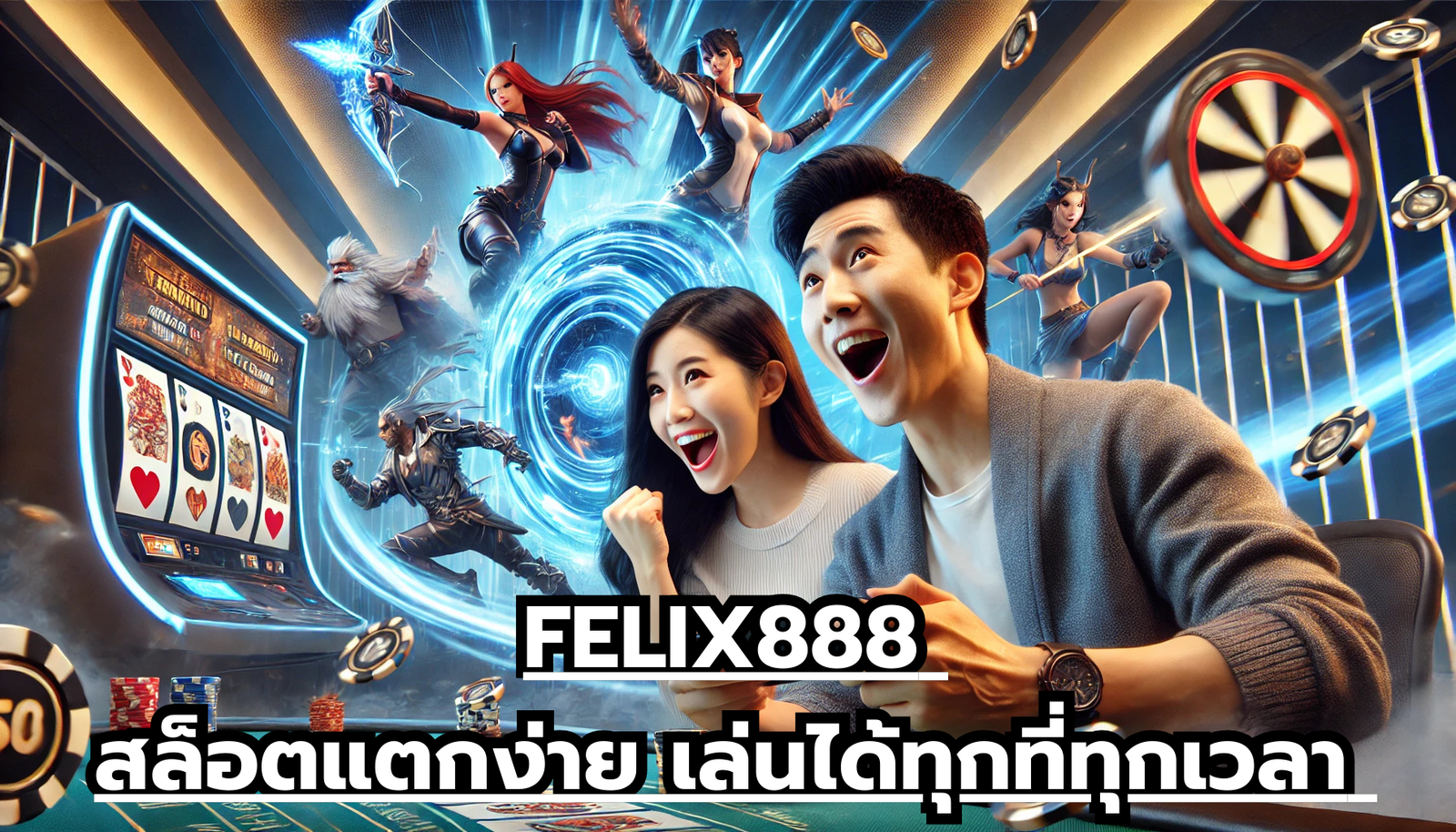 FELIX888 สล็อตแตกง่าย เล่นได้ทุกที่ทุกเวลา