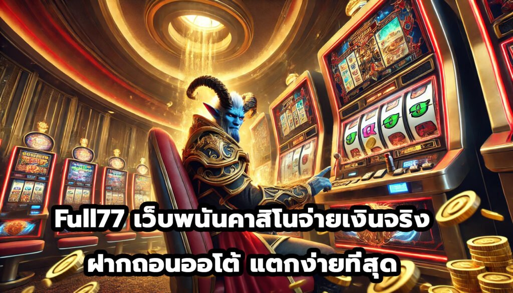 Full77 เว็บพนันคาสิโนออนไลน์จ่ายเงินจริง ฝากถอนออโต้ แตกง่ายที่สุด-4